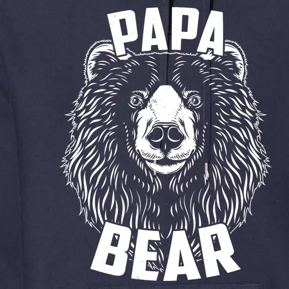 Papa Bear Father's Day Premium Hoodie