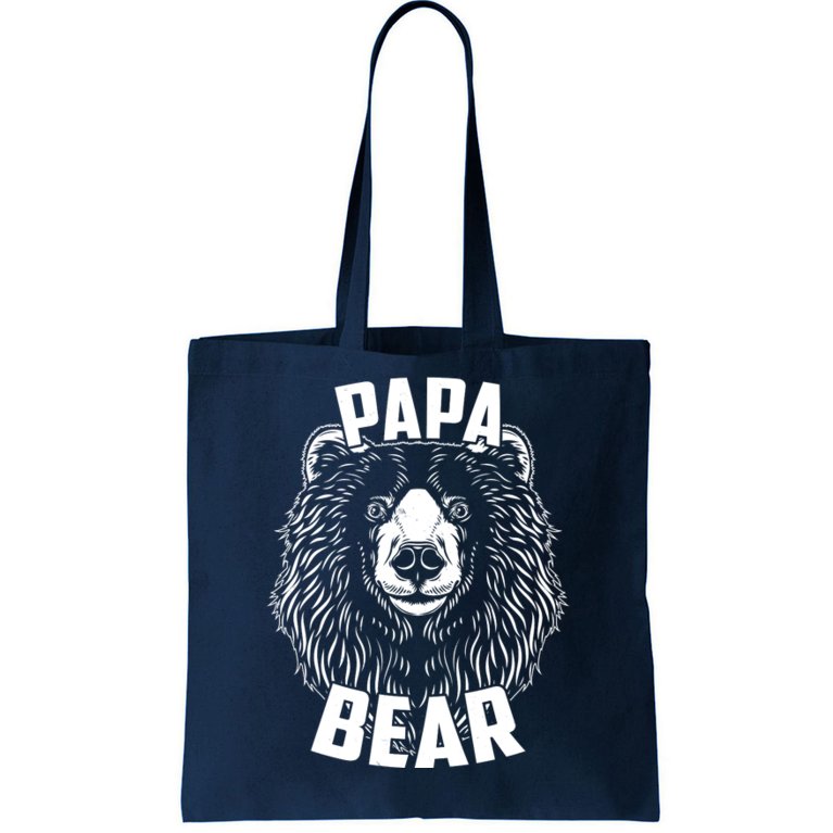 Papa Bear Father's Day Tote Bag