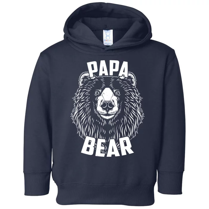 Papa Bear Father's Day Toddler Hoodie