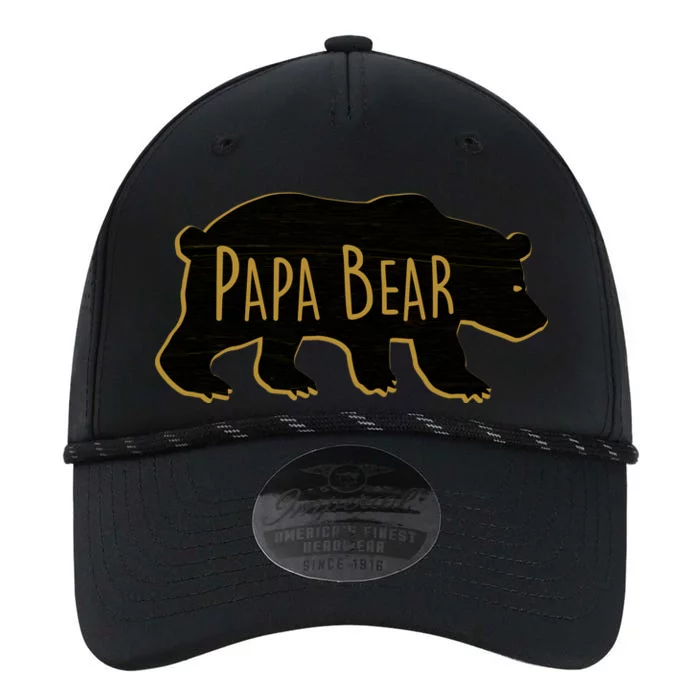 Papa Bear Wood Grain Design Performance The Dyno Cap