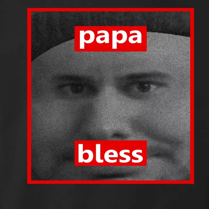 Papa Bless Funny Photo Meme Toddler Hoodie