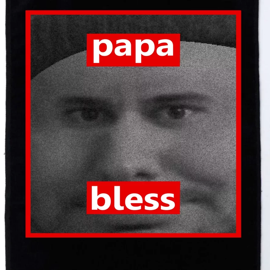 Papa Bless Funny Photo Meme Platinum Collection Golf Towel