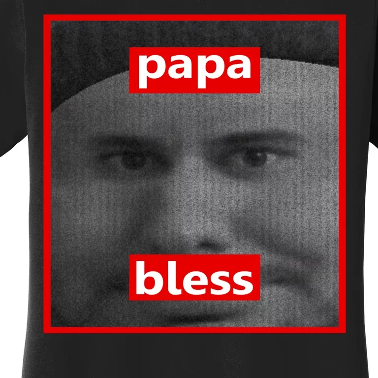 Papa Bless Funny Photo Meme Women's T-Shirt