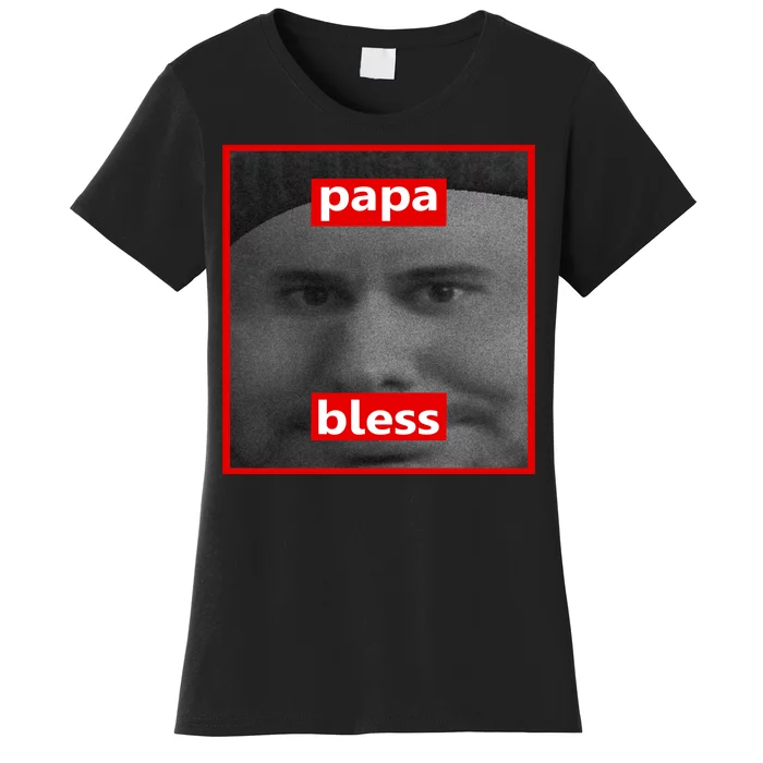 Papa Bless Funny Photo Meme Women's T-Shirt