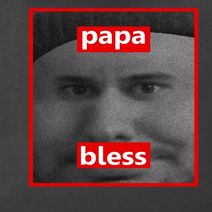 Papa Bless Funny Photo Meme Zip Tote Bag