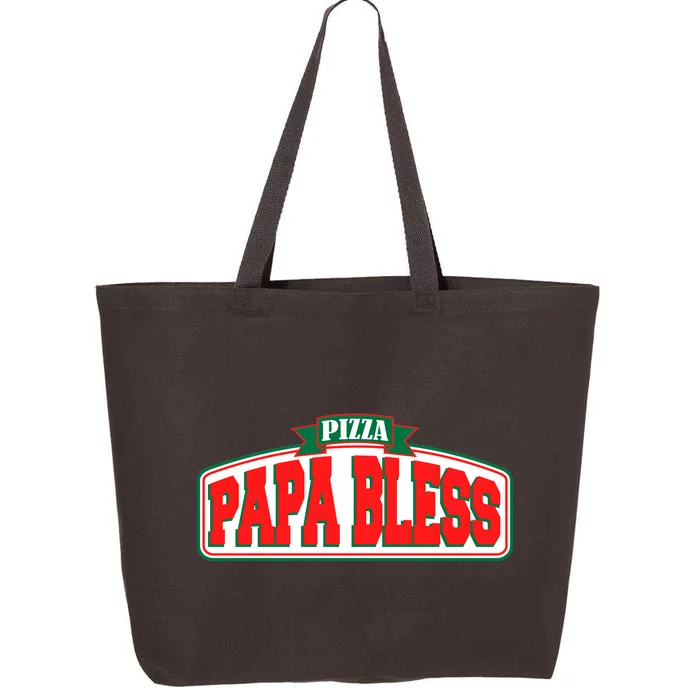 Papa Bless Pizza Funny Meme Prank Logo 25L Jumbo Tote