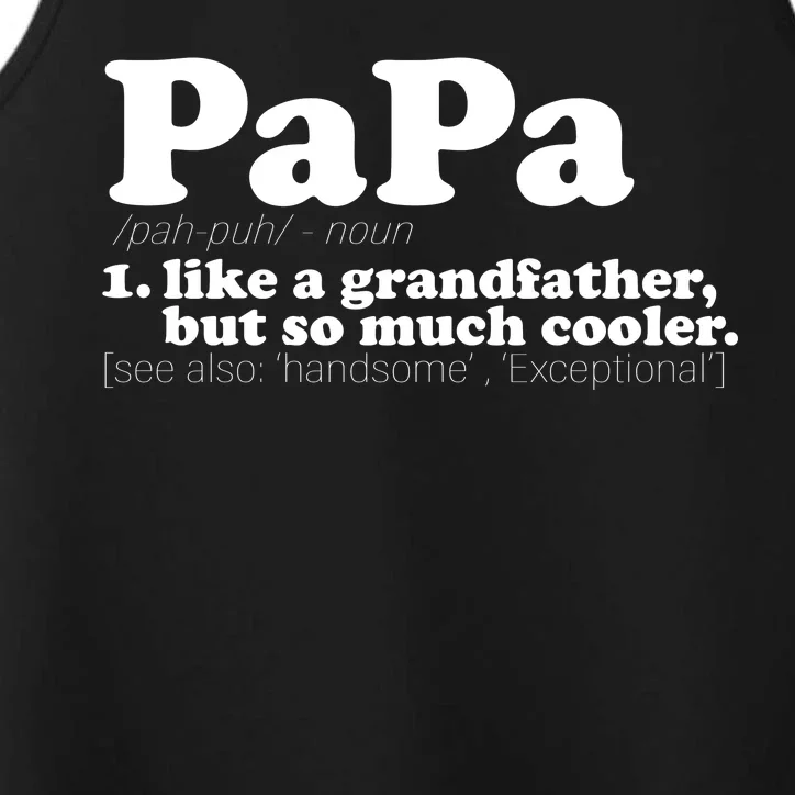 Papa Definition Performance Tank