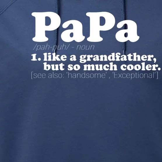 Papa Definition Performance Fleece Hoodie