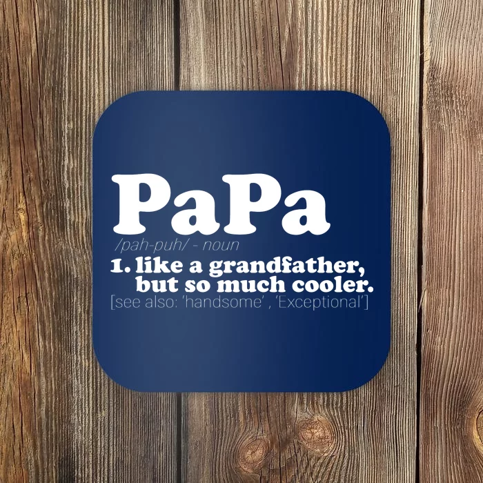 Papa Definition Coaster