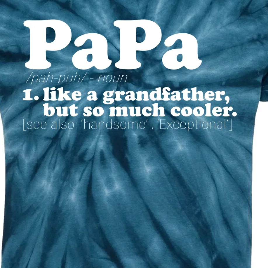 Papa Definition Kids Tie-Dye T-Shirt