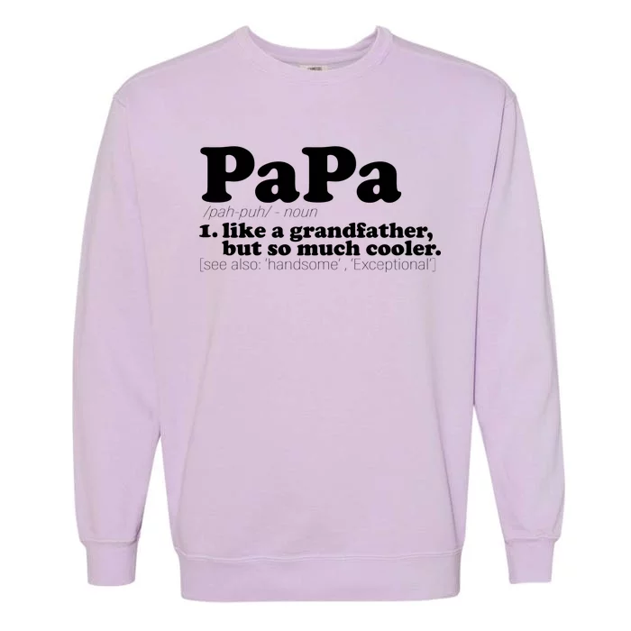 Papa Definition Garment-Dyed Sweatshirt