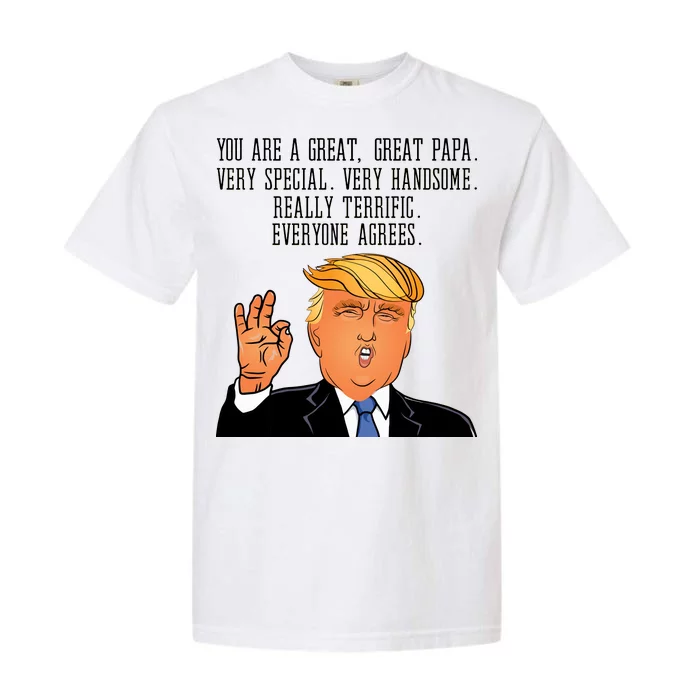 Papa Donald Trump Garment-Dyed Heavyweight T-Shirt