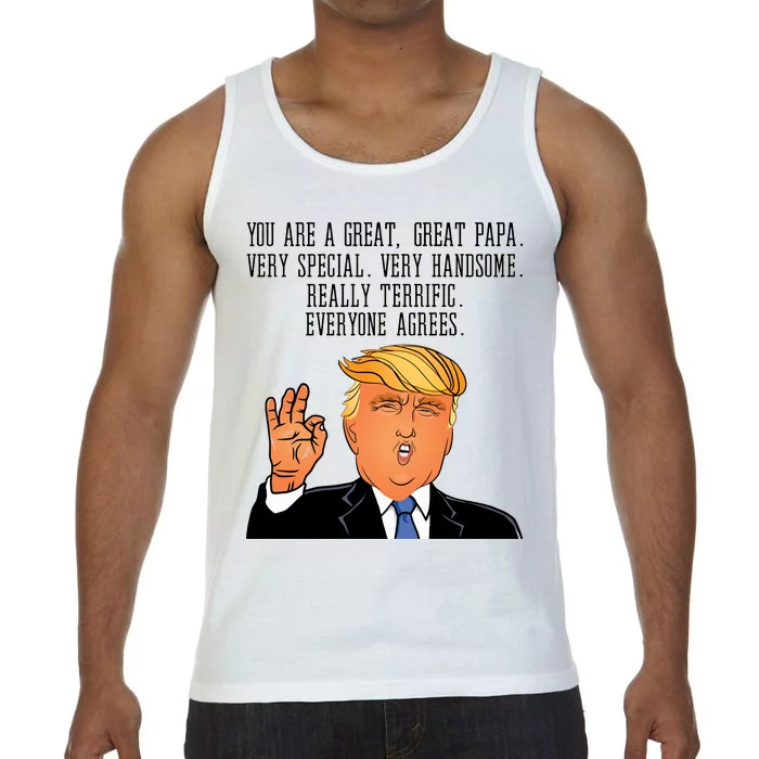 Papa Donald Trump Comfort Colors® Tank Top