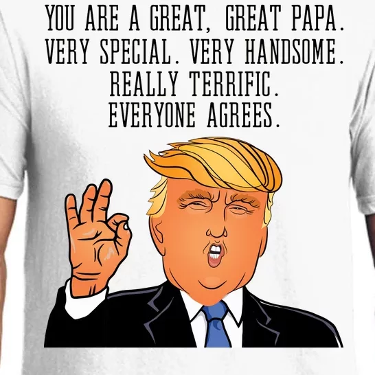 Papa Donald Trump Pajama Set