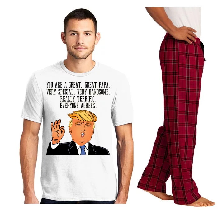 Papa Donald Trump Pajama Set