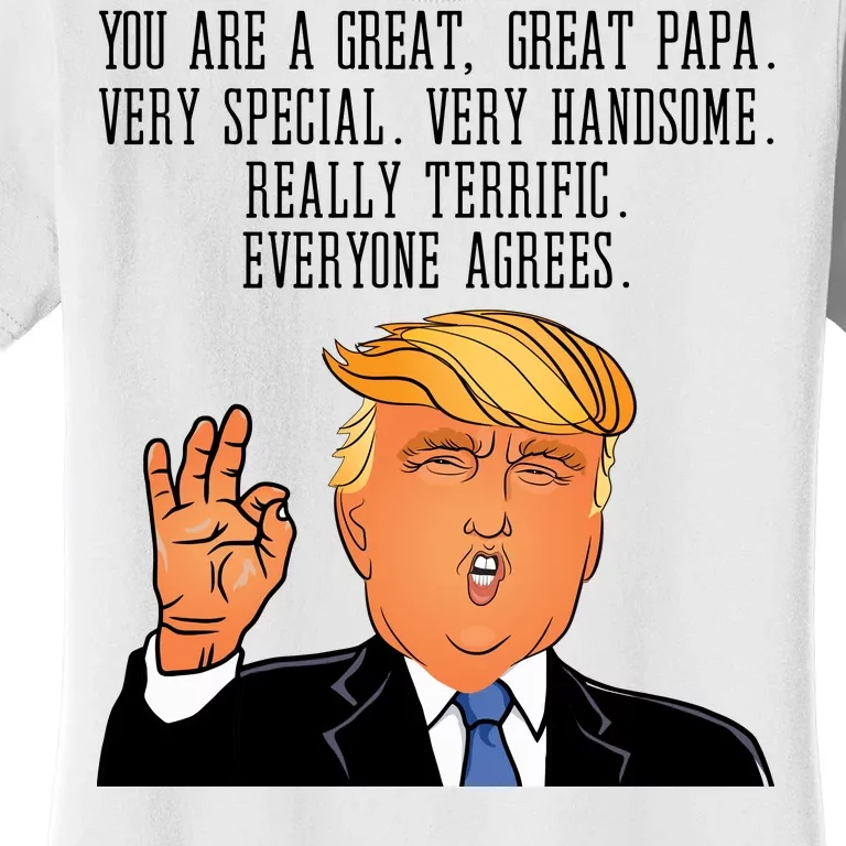 Papa Donald Trump Women's T-Shirt