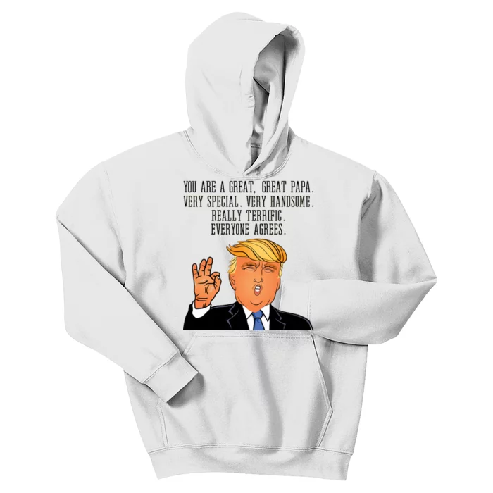 Papa Donald Trump Kids Hoodie