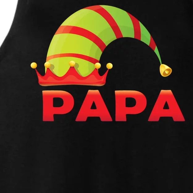 Papa Elf Ladies Tri-Blend Wicking Tank