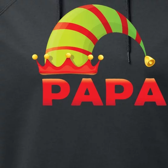 Papa Elf Performance Fleece Hoodie