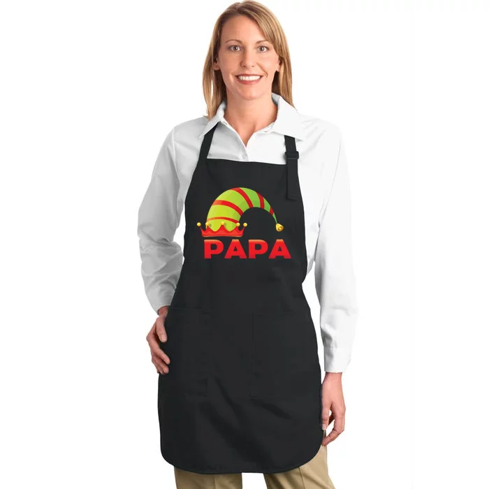 Papa Elf Full-Length Apron With Pocket