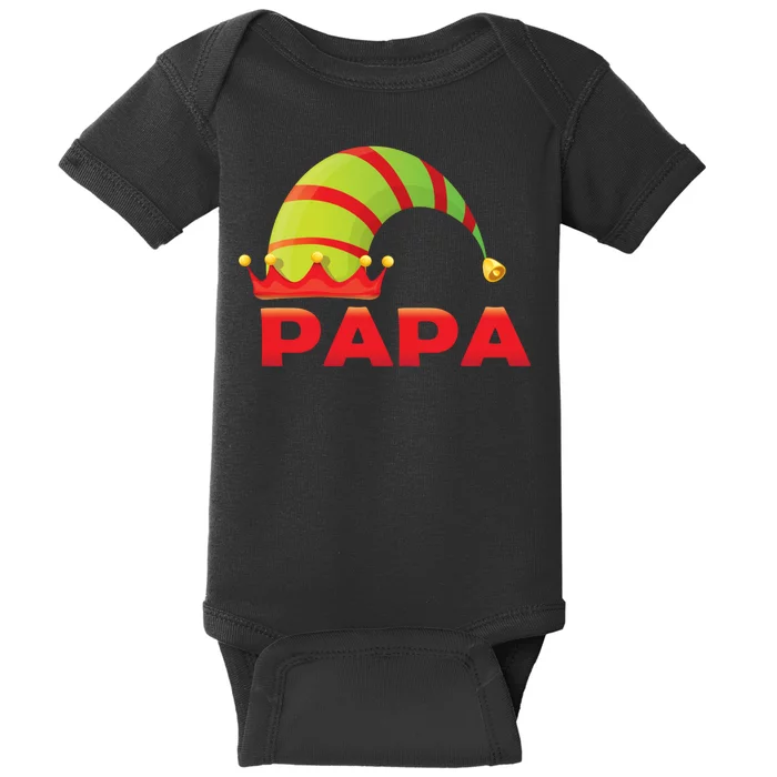 Papa Elf Baby Bodysuit