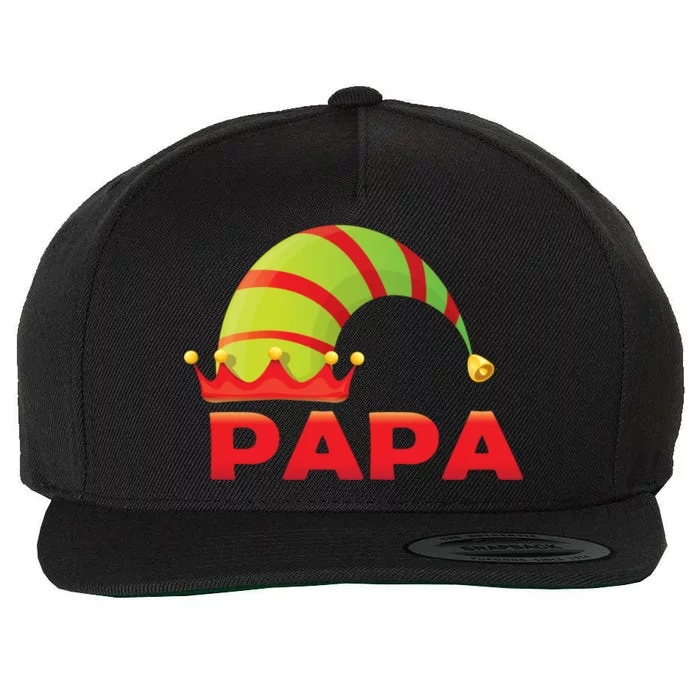 Papa Elf Wool Snapback Cap