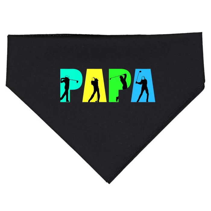 Papa Golfing USA-Made Doggie Bandana