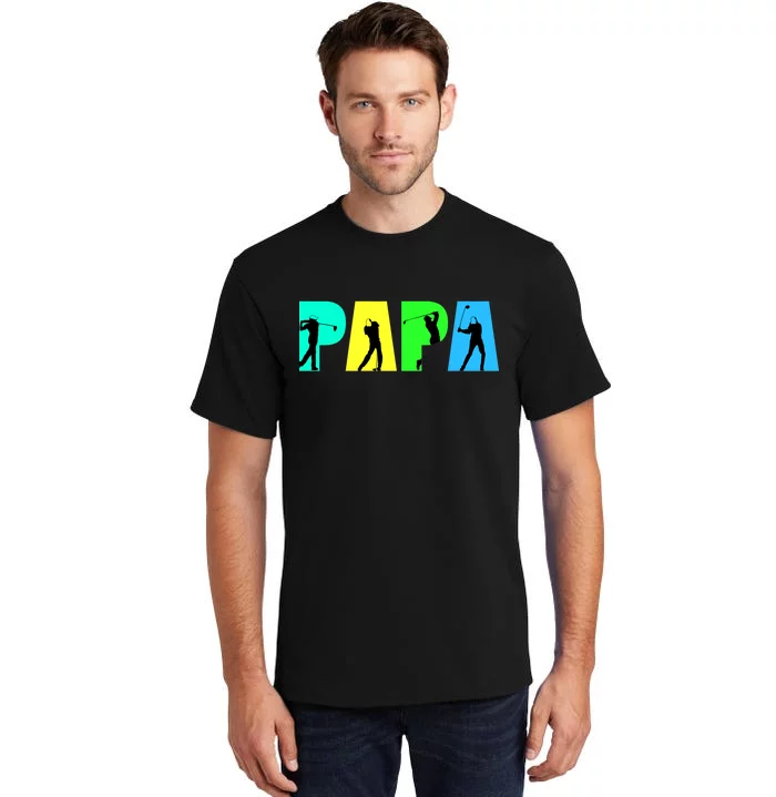 Papa Golfing Tall T-Shirt