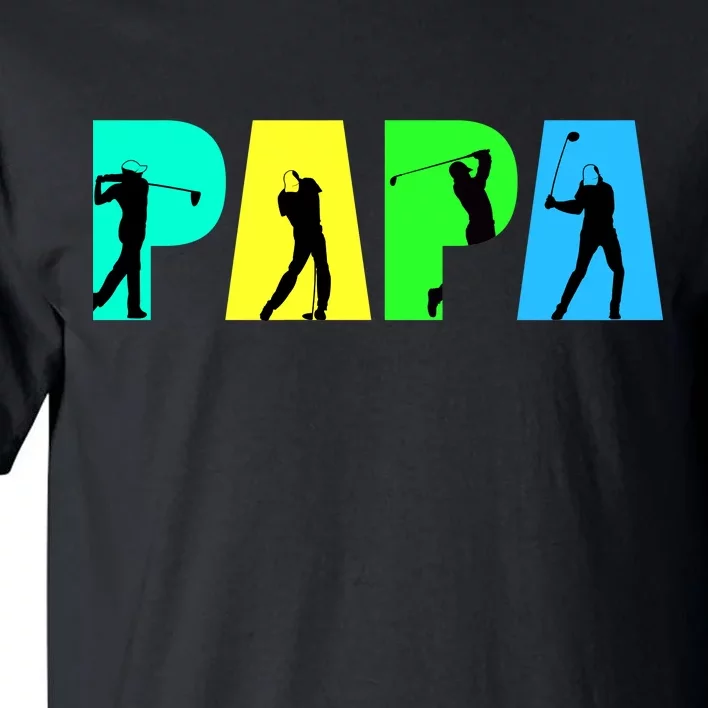 Papa Golfing Tall T-Shirt