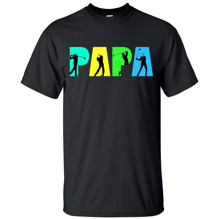 Papa Golfing Tall T-Shirt