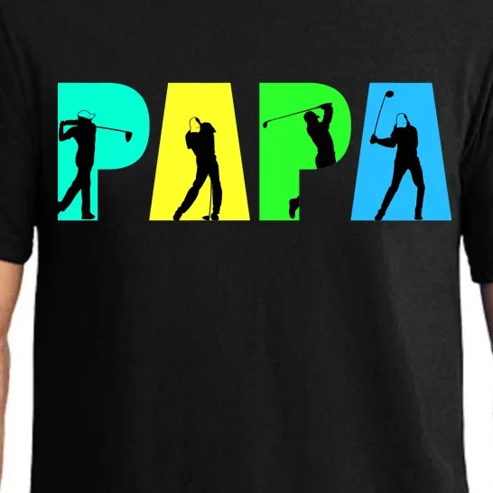 Papa Golfing Pajama Set