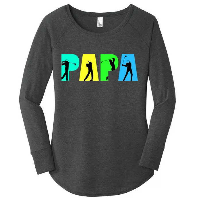 Papa Golfing Women's Perfect Tri Tunic Long Sleeve Shirt