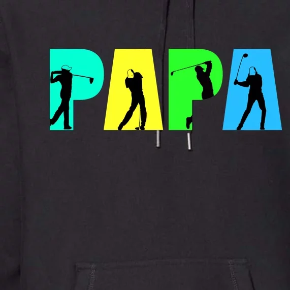 Papa Golfing Premium Hoodie