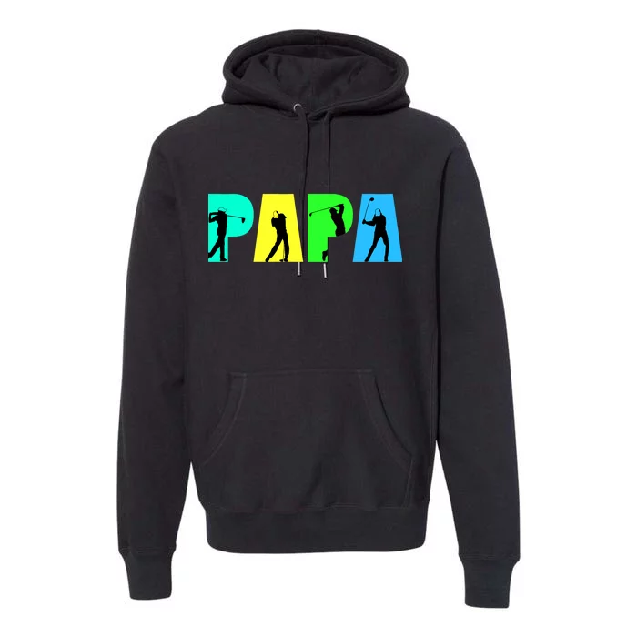 Papa Golfing Premium Hoodie