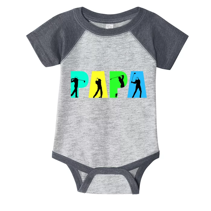 Papa Golfing Infant Baby Jersey Bodysuit