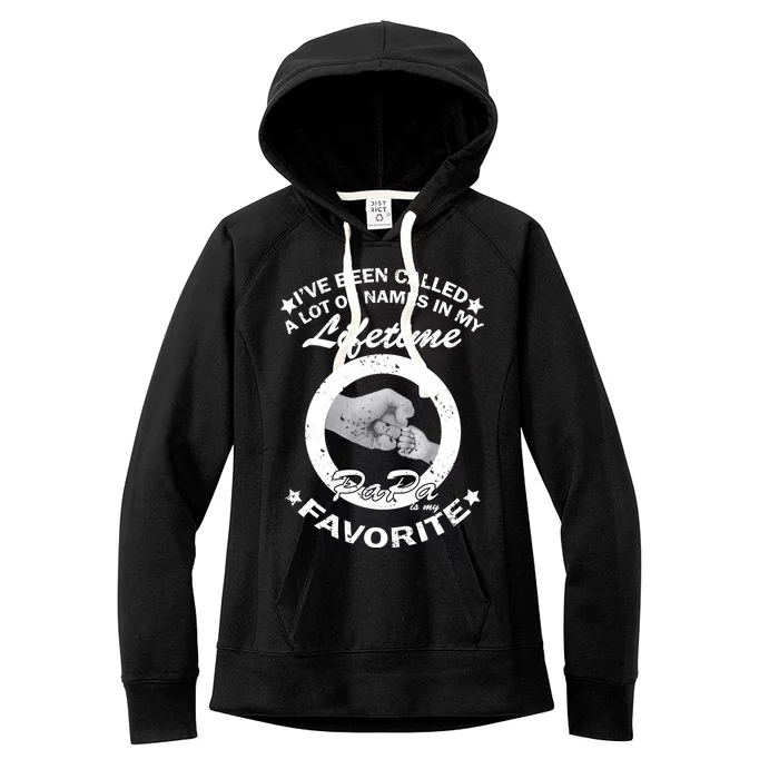 Papa Is My Favorite Women's Fleece Hoodie