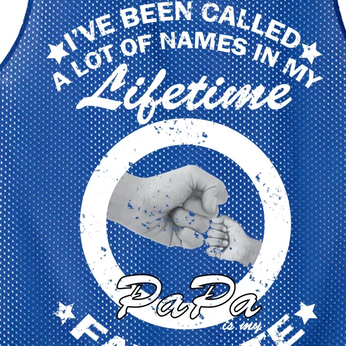 Papa Is My Favorite Mesh Reversible Basketball Jersey Tank