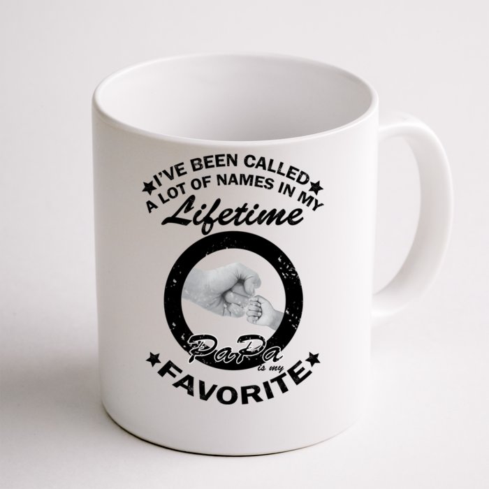 Papa Is My Favorite Front & Back Coffee Mug