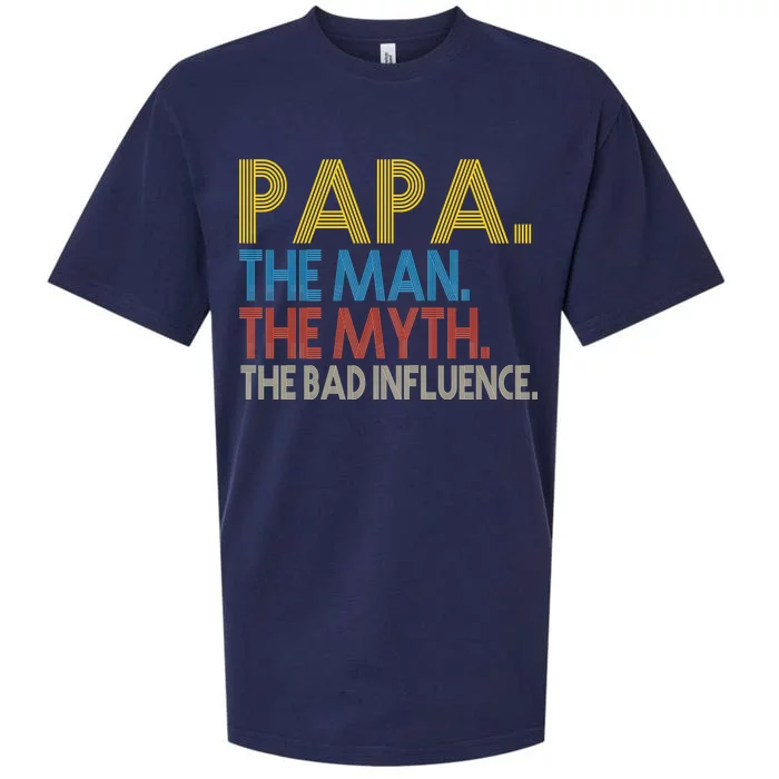 Papa Man Myth The Bad Influence Retro Sueded Cloud Jersey T-Shirt