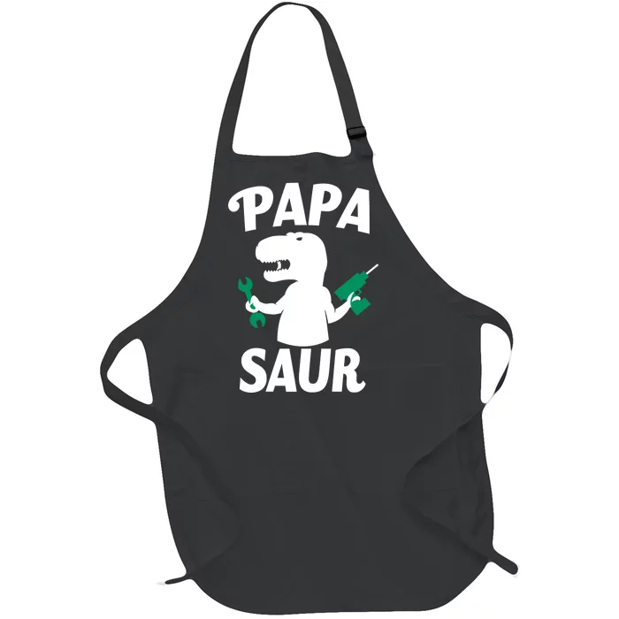 Papa Saur Fix Things Full-Length Apron With Pocket