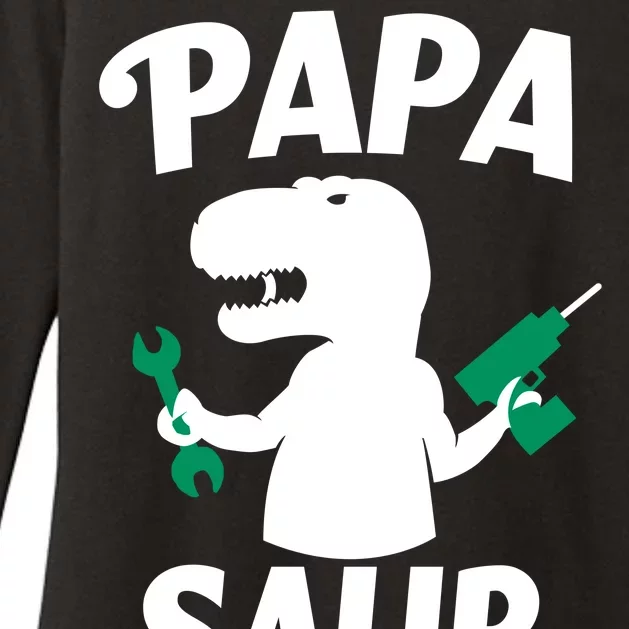 Papa Saur Fix Things Womens CVC Long Sleeve Shirt