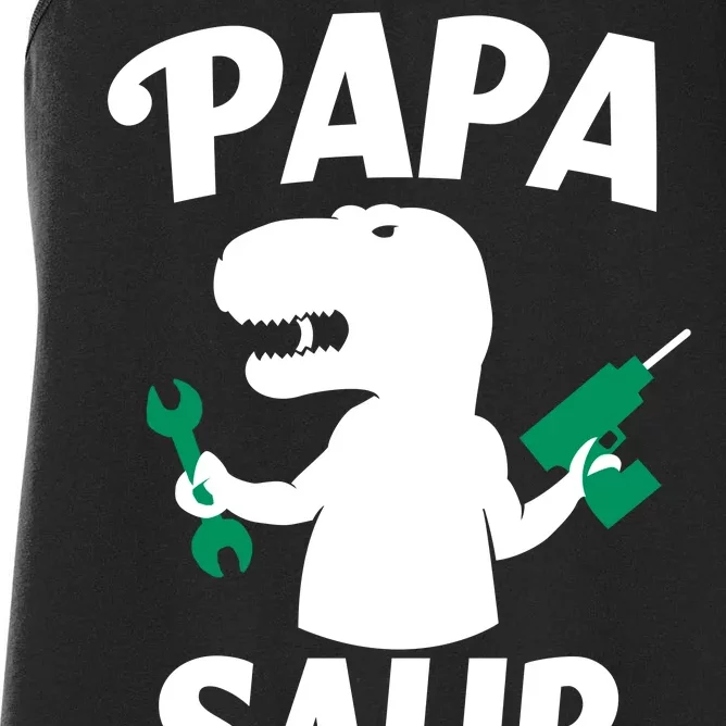 Papa Saur Fix Things Women's Racerback Tank