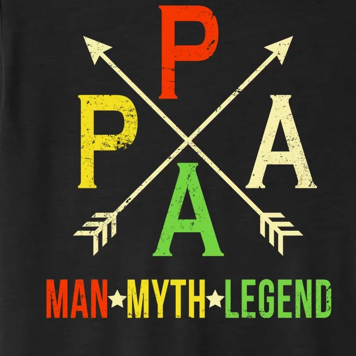 Papa The Man Myth Legend Arrow Cross ChromaSoft Performance T-Shirt