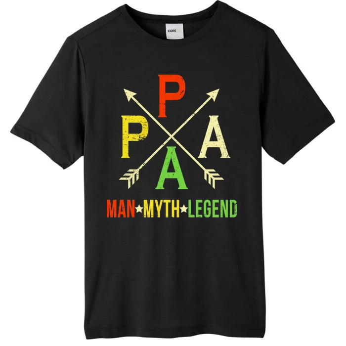 Papa The Man Myth Legend Arrow Cross ChromaSoft Performance T-Shirt