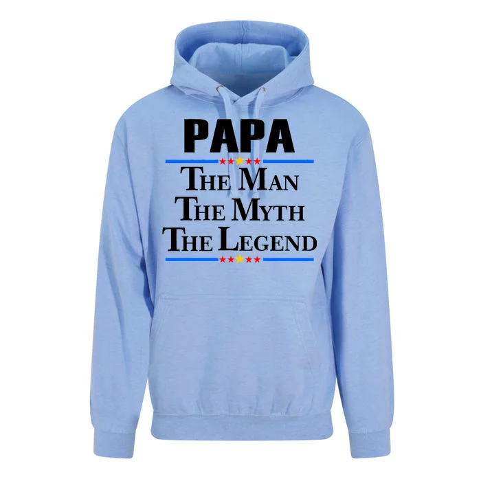 Papa The Man The Myth The Legend Unisex Surf Hoodie