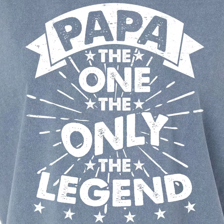 Papa the One The Only The Legend Garment-Dyed Women's Muscle Tee