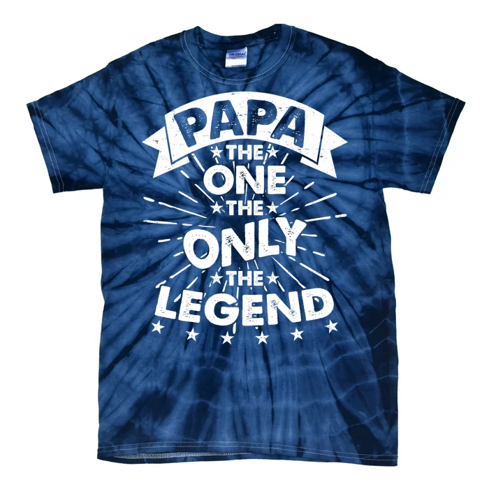 Papa the One The Only The Legend Tie-Dye T-Shirt