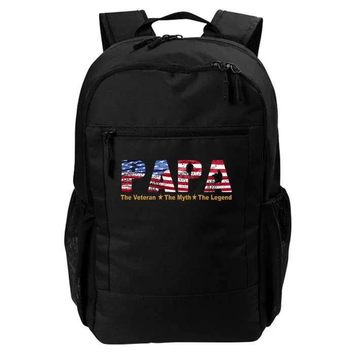 Papa The Veteran The Myth The Legend Daily Commute Backpack