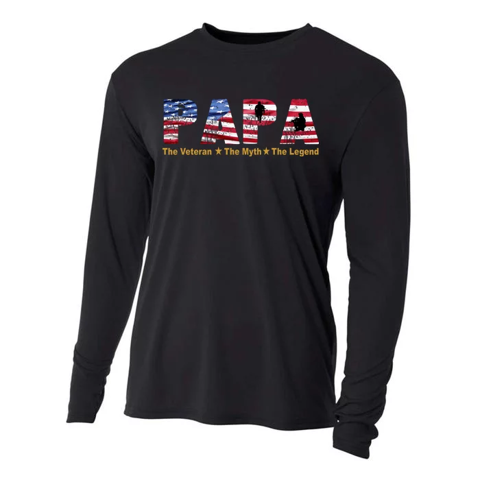 Papa The Veteran The Myth The Legend Cooling Performance Long Sleeve Crew