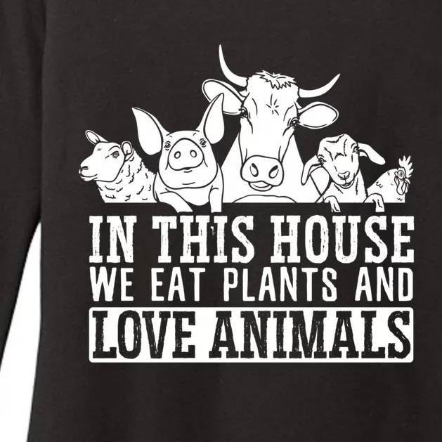 Plant Animal Rights Veganism Vegetarian Gift Womens CVC Long Sleeve Shirt